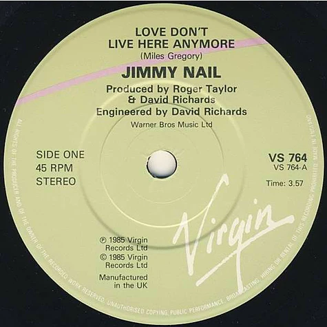 Jimmy Nail - Love Don't Live Here Anymore
