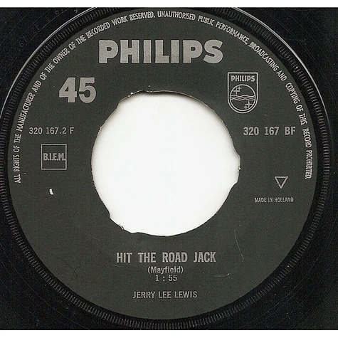 Jerry Lee Lewis - Pen And Paper / Hit The Road Jack