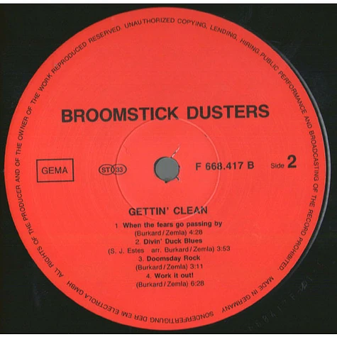 Broomstick Dusters - Gettin' Clean