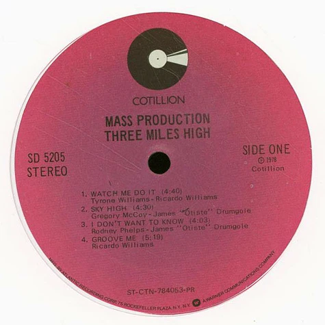 Mass Production - Three Miles High
