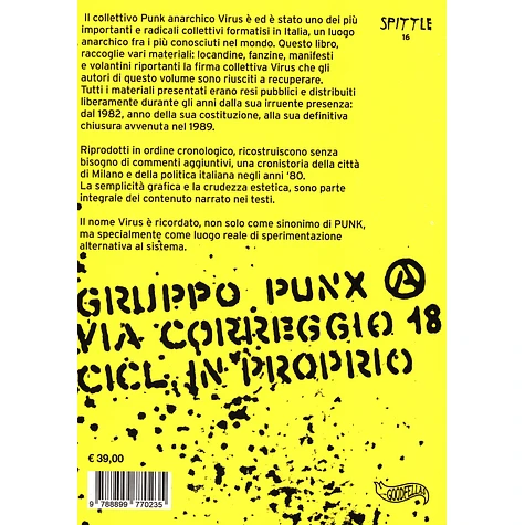 V.A. - Virus, Il Punk È Rumore. 1982-1989