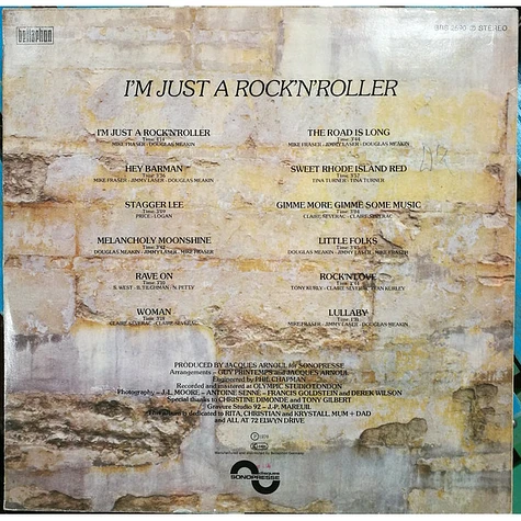 Sir Albert Douglas - I'm Just A Rock 'n' Roller