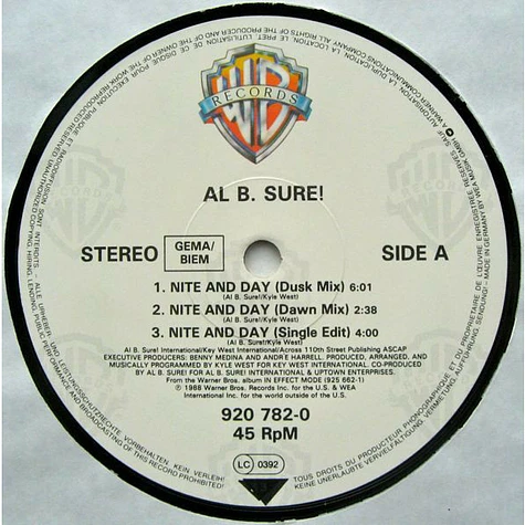 Al B. Sure! - Nite And Day