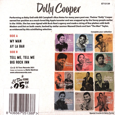 Dolly Cooper - Tell Me, Tell Me EP