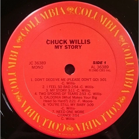 Chuck Willis - My Story