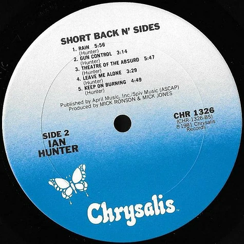 Ian Hunter - Short Back N' Sides