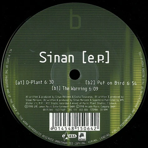 Sinan - Sinan EP