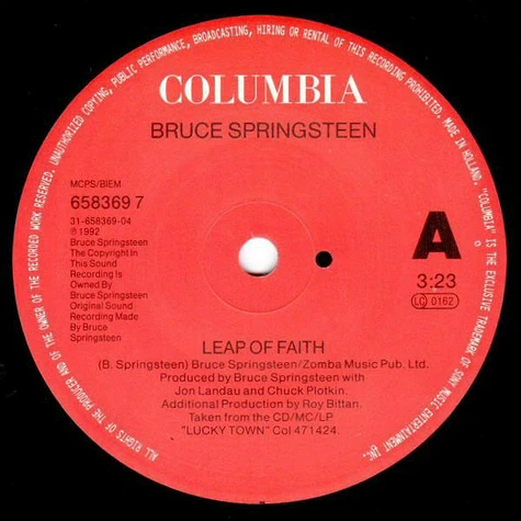 Bruce Springsteen - Leap Of Faith