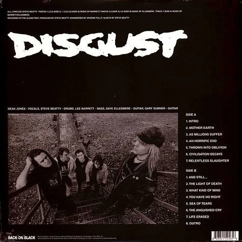 Disgust - Brutality Of War Red/Black Splatter Vinyl Edition