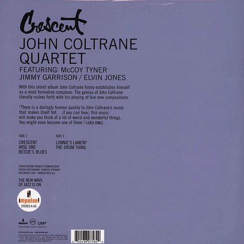 John Coltrane - Crescent Acoustic Sounds Edition