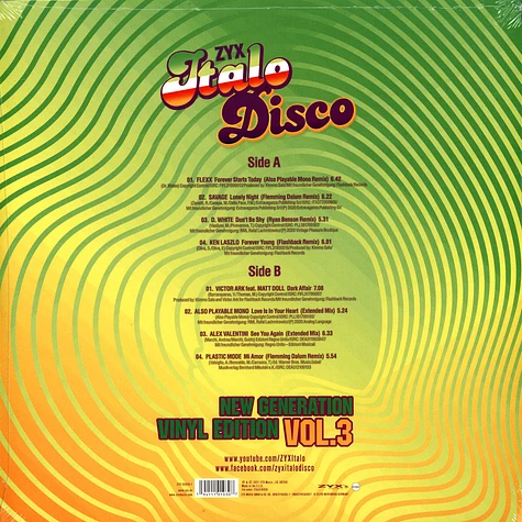 V.A. - ZYX Italo Disco New Generation Volume 3