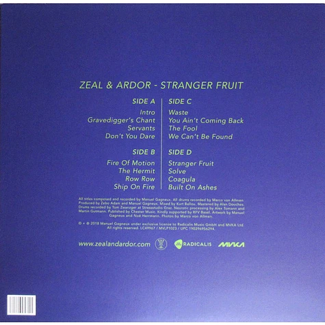 Zeal And Ardor - Stranger Fruit