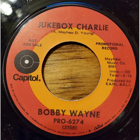 Bobby Wayne - Jukebox Charlie