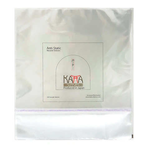 KATTA - 12" Vinyl LP Schutzhüllen KATTA Sleeves (Outside Sleeves) (mit Klebeverschluss)