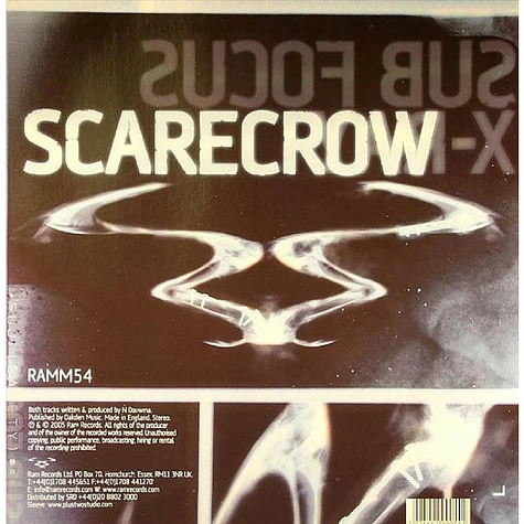 Sub Focus/X-Ray/ Scarecrowレコード12