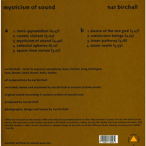 Nat Birchall - Mysticism Of Sound