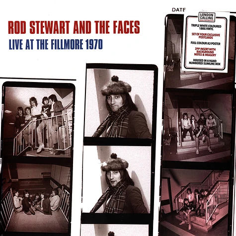 Rod Stewart And The Faces - Live At The Fillmore Deluxe White Vinyl Edition