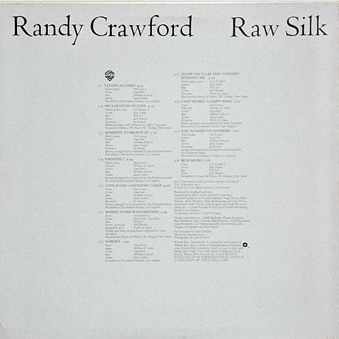 Randy Crawford - Raw Silk