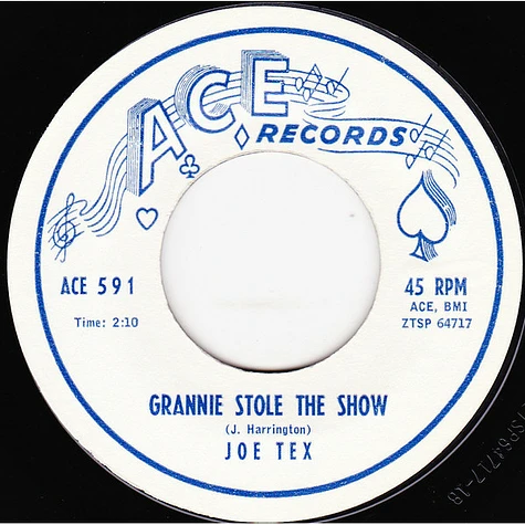 Joe Tex - Boys Will Be Boys / Grannie Stole The Show