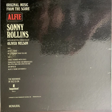 Sonny Rollins - Original Music From The Score "Alfie"