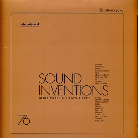 Klaus Weiss Rhythm And Sounds - Sound Inventions (Selected Sound)