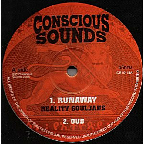 Reality Souljahs / Singer Blue - Run Away / Run Come Come