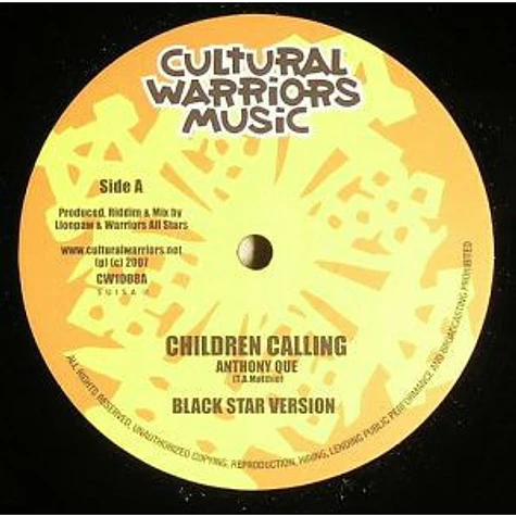 Anthony Que / Warriorz All Stars - Children Calling