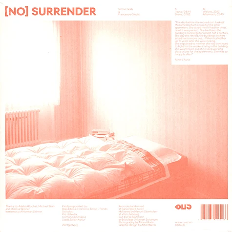 Simon Grab & Francesco Giudici - [No] Surrender