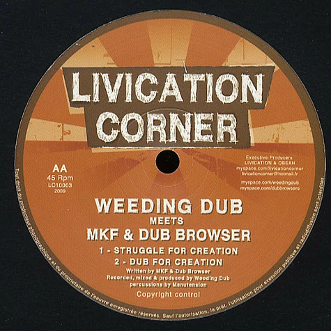 Weeding Dub Feat Sister Charlotte - Words Of Life