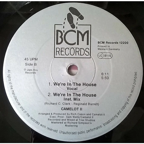 Camelot II - We're In The House