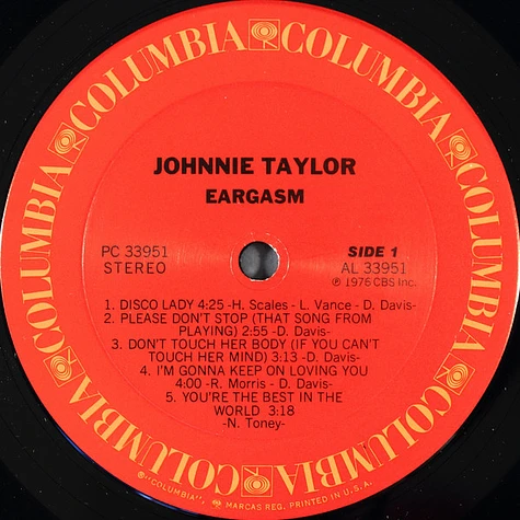 Johnnie Taylor - Eargasm