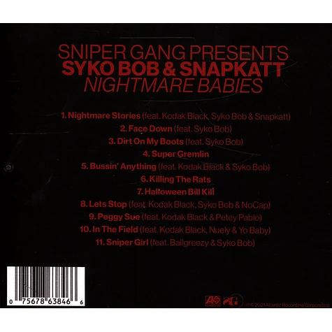 Sniper Gang Presents Syko Bob & Snapkatt - Nightmare Babies