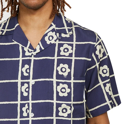 Portuguese Flannel - Square Flower Shirt
