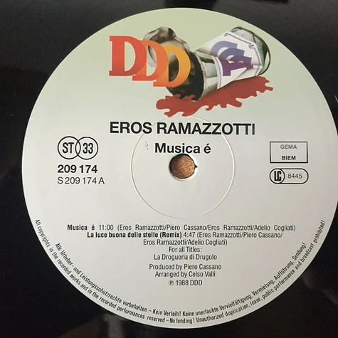 Eros Ramazzotti - Musica È