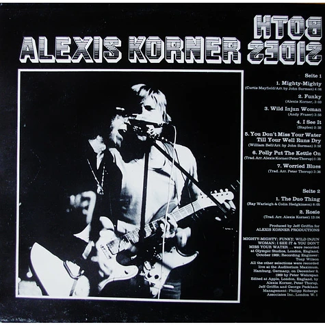 Alexis Korner - Both Sides (Live & Studio Recordings)