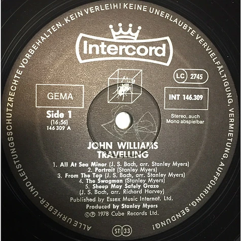 John Williams - Travelling