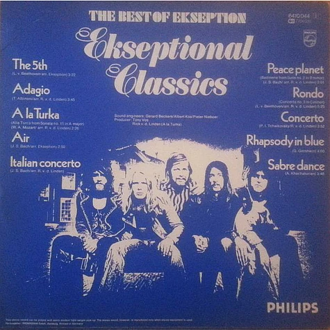 Ekseption - Ekseptional Classics - The Best Of Ekseption