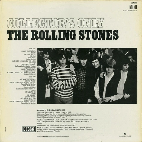 The Rolling Stones - Collector’s Only