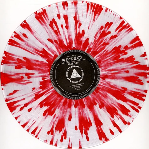 Blanck Mass - World Eater Clear With Red Splatter Vinyl Edition