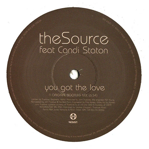 The Source Feat. Candi Staton - You Got The Love