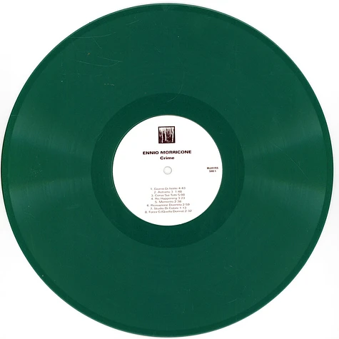 Ennio Morricone - Crime Green Vinyl Edition