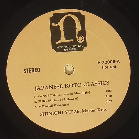 Shinichi Yuize - Japanese Koto Classics