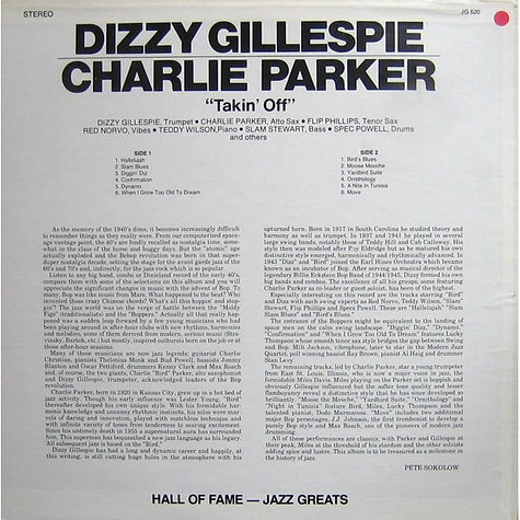 Dizzy Gillespie, Charlie Parker - Takin' Off