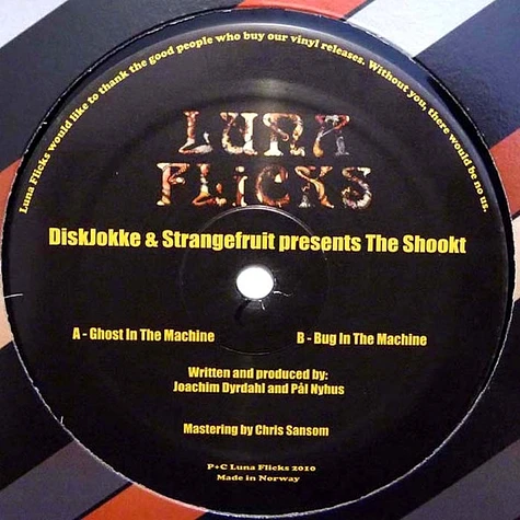 DiskJokke & Strangefruit Presents The Shookt - Ghost In The Machine / Bug In The Machine