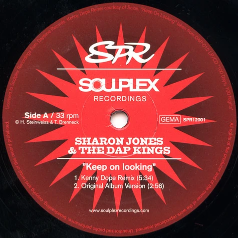 Sharon Jones & The Dap-Kings - Keep On Looking (Kenny Dope Remix)