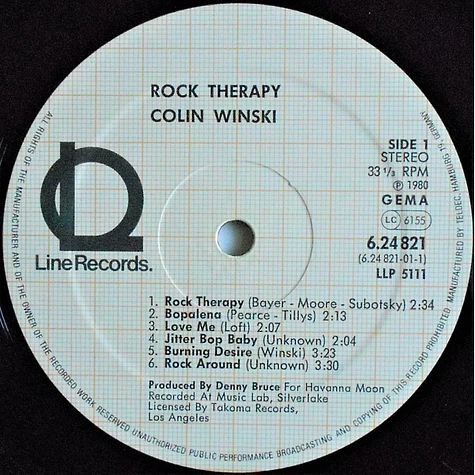 Colin Winski - Rock Therapy