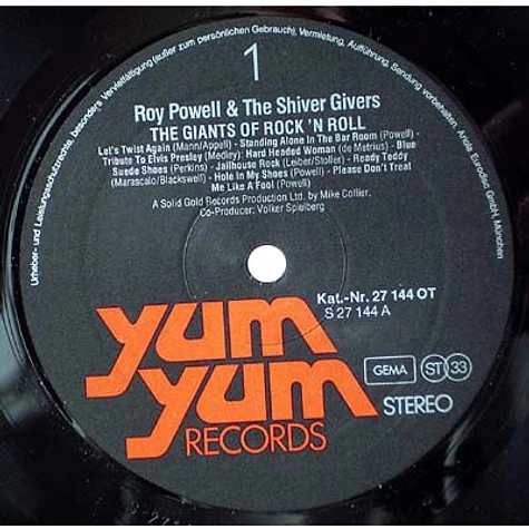 Roy Powell & The Shiver Givers - The Giants Of Rock'n Roll