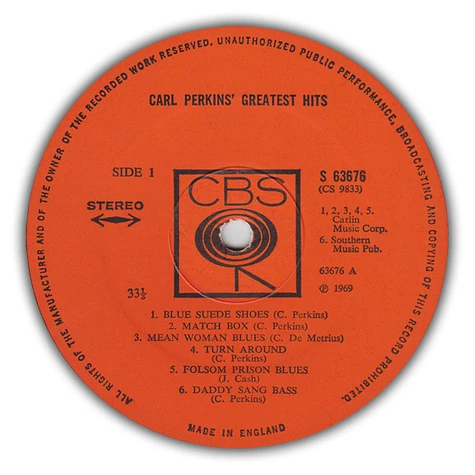 Carl Perkins - Carl Perkins' Greatest Hits