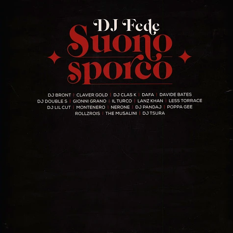 DJ Fede - Suono Sporco White Vinyl Edition