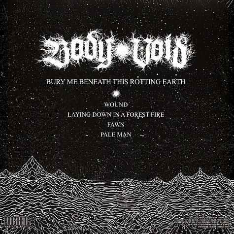 Body Void - Bury Me Beneath This Rotting Earth Pink Splatter Vinyl Edition